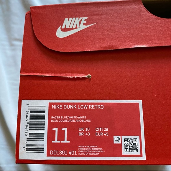 Nike Dunk Low Racer Blue - Picture 9 of 10